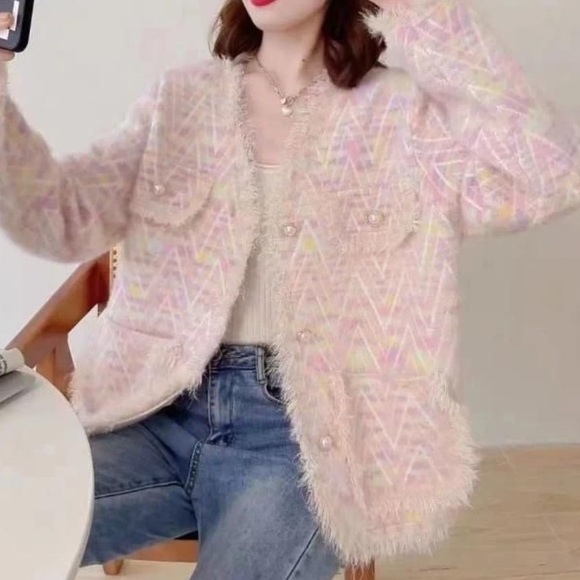 35 POSH LIVE DESIGNER PARISIAN FASHION COCO STYLE JACKET - Picture 1 of 7